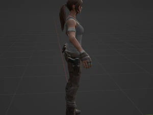Lara Croft - Fortnite 3D Model