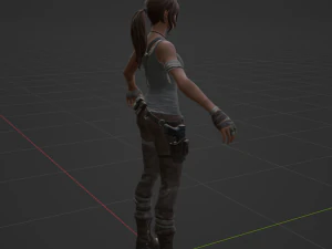 Lara Croft - Fortnite 3D Model