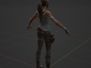 Lara Croft - Fortnite 3Dモデル