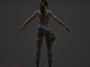 Lara Croft - Fortnite 3Dモデル