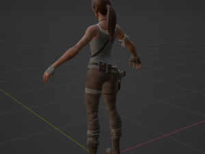 Lara Croft - Fortnite 3Dモデル