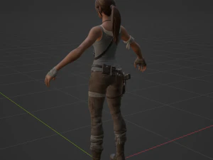 Lara Croft - Fortnite 3D Model