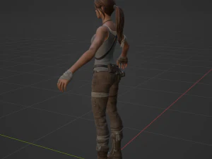 Lara Croft - Fortnite 3D Model