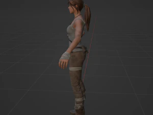 Lara Croft - Fortnite 3D Model