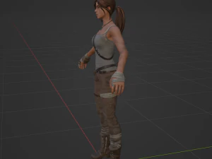 Lara Croft - Fortnite 3D Model
