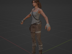 Lara Croft - Fortnite 3Dモデル