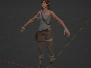 Lara Croft - Fortnite 3Dモデル