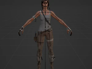 Lara Croft - Fortnite 3D Model