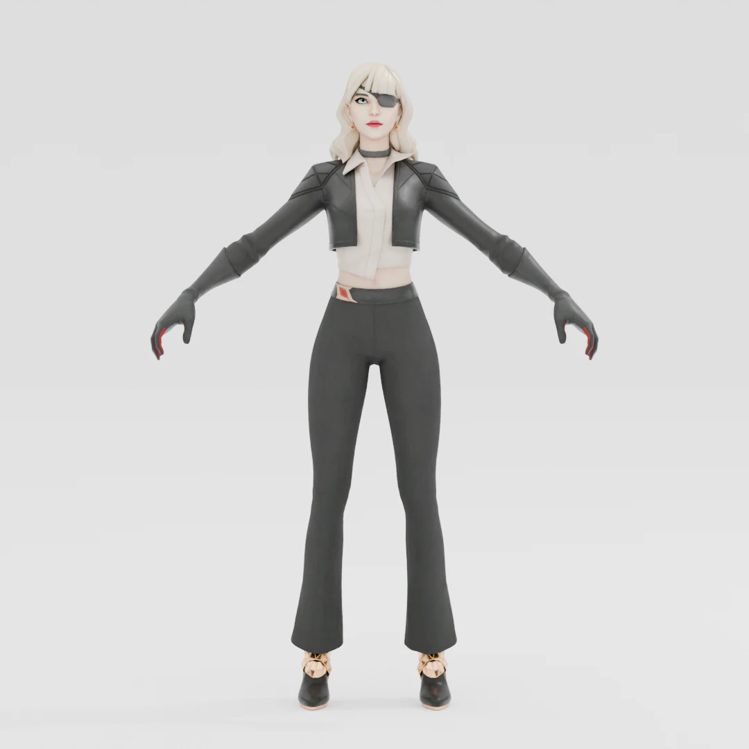Siren - Fortnite 3D Model .c4d .max .obj .3ds .fbx .stl .blend 