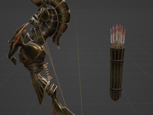 Icesteel Bow - Monster Hunter World Model 3D