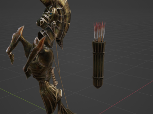 Icesteel Bow - Monster Hunter World Model 3D