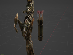 Icesteel Bow - Monster Hunter World Model 3D