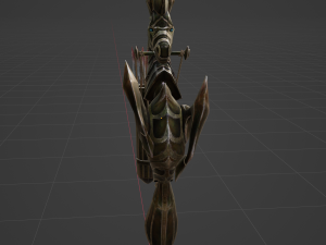 Icesteel Bow - Monster Hunter World Model 3D