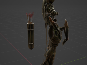 Icesteel Bow - Monster Hunter World Model 3D