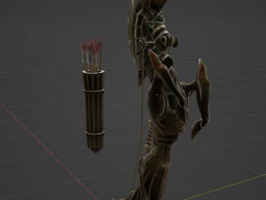 Icesteel Bow - Monster Hunter World 3D Model