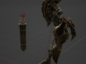 Icesteel Bow - Monster Hunter World Model 3D
