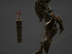 Icesteel Bow - Monster Hunter World 3D Model
