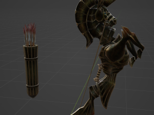 Icesteel Bow - Monster Hunter World Model 3D