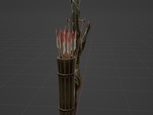 Icesteel Bow - Monster Hunter World Model 3D