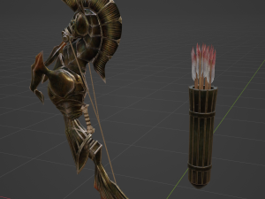 Icesteel Bow - Monster Hunter World Model 3D