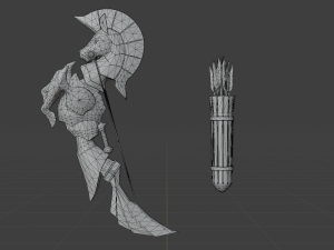 Icesteel Bow - Monster Hunter World Model 3D