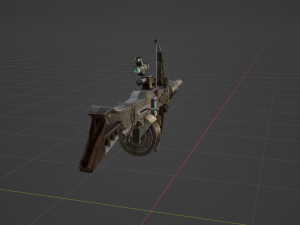 Iron Blitz Light Bowgun - Monster Hunter World 3D मॉडल