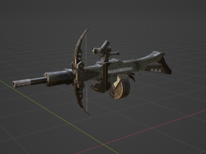 Iron Blitz Light Bowgun - Monster Hunter World 3D मॉडल