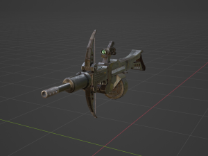 Iron Blitz Light Bowgun - Monster Hunter World 3D मॉडल