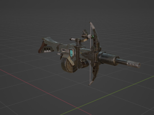 Iron Blitz Light Bowgun - Monster Hunter World 3D मॉडल