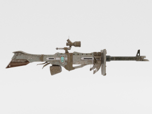 Iron Assault Heavy Bowgun - Monster Hunter World 3D Model