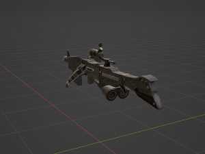 Iron Assault Heavy Bowgun - Monster Hunter World 3D 模型