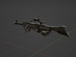 Iron Assault Heavy Bowgun - Monster Hunter World 3D 模型
