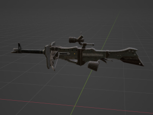 Iron Assault Heavy Bowgun - Monster Hunter World 3D 模型