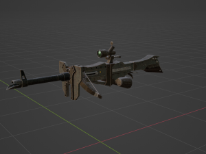 Iron Assault Heavy Bowgun - Monster Hunter World 3D 模型