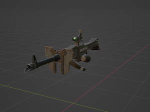 Iron Assault Heavy Bowgun - Monster Hunter World 3D 模型