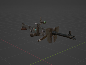 Iron Assault Heavy Bowgun - Monster Hunter World 3D 模型