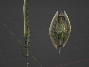 Dear Lutemia Charge Blade - Monster Hunter World 3Dモデル