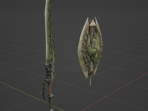 Dear Lutemia Charge Blade - Monster Hunter World 3Dモデル