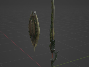 Dear Lutemia Charge Blade - Monster Hunter World 3Dモデル