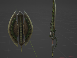 Dear Lutemia Charge Blade - Monster Hunter World 3Dモデル