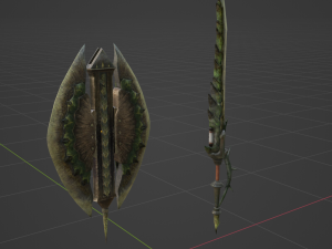 Dear Lutemia Charge Blade - Monster Hunter World 3Dモデル