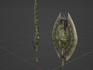Dear Lutemia Charge Blade - Monster Hunter World 3Dモデル