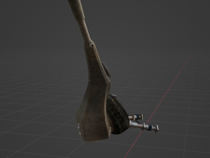 Metal Bagpipe Hunting Horn - Monster Hunter World 3Dモデル