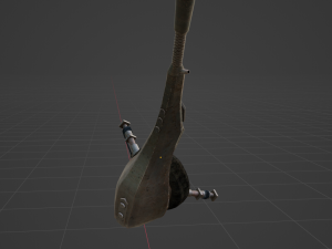 Metal Bagpipe Hunting Horn - Monster Hunter World 3Dモデル