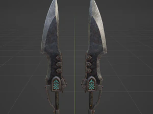 Matched Slicers Dual Blades - Monster Hunter World 3D Model
