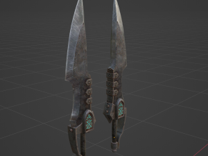 Matched Slicers Dual Blades - Monster Hunter World Model 3D