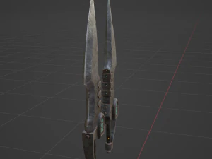 Matched Slicers Dual Blades - Monster Hunter World 3D Model