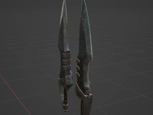 Matched Slicers Dual Blades - Monster Hunter World 3D Model