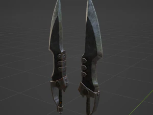Matched Slicers Dual Blades - Monster Hunter World 3D Model