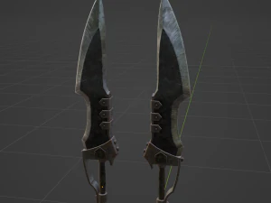 Matched Slicers Dual Blades - Monster Hunter World 3D Model